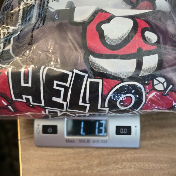 Zine Hello Kitty Hoodie Youth Sweatshirt Tie Dye  Purple Multicolor Large School - Picture 13 of 14